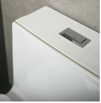 One Piece Square Toilet with Soft Closing Seat and Dual Flush High-Efficiency, Porcelain, White Finish, Height 28-3/4 Inches (BSN-835)