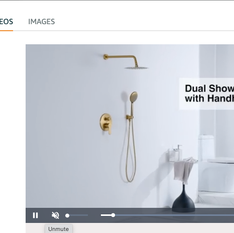 Gabrylly Shower System Polished Gold, Rain Shower Head System for Bathroom with High Pressure 10" Rain Shower head and 5-Setting Handheld Shower Head Set