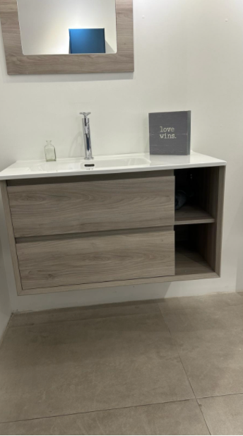 Oceanside Vanity Cabinet with Onix Basin