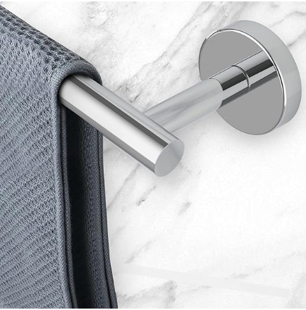 10Pcs Brushed Nickel Bathroom Hardware Set - Includes 24&18inch Towel Bar, Robe Hook, Toilet Paper Holder, 2 Pack 5 Piece Bathroom Accessories Set Stainless Steel Wall Mounted