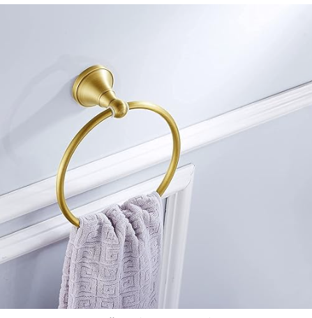 Leyden Antique Brass Toilet Paper Holder Towel Ring 2 Pieces Set Tissue Roll Retro Ancient