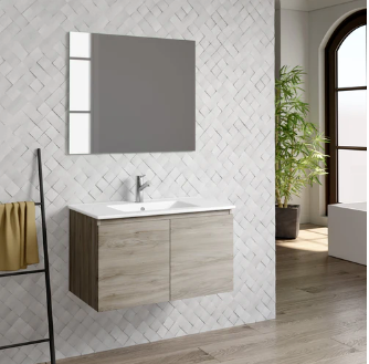 Single Vanity Cabinet  with Onix Basin