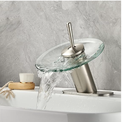 Sink Faucet One Handle Single Hole Basin Vanity Bathroom Faucet,