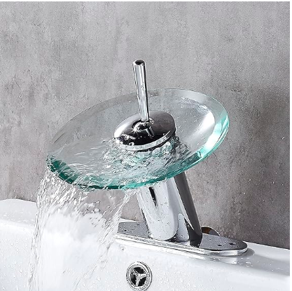 Sink Faucet One Handle Single Hole Basin Vanity Bathroom Faucet,