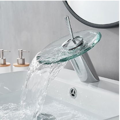 Sink Faucet One Handle Single Hole Basin Vanity Bathroom Faucet,