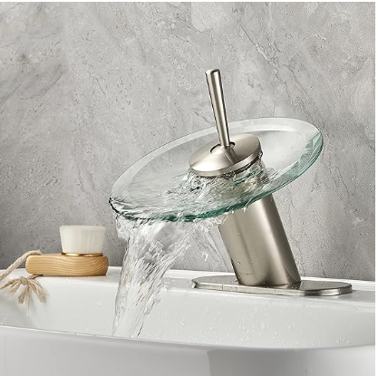 Sink Faucet  One Handle Single Hole Basin Vanity Bathroom Faucet,