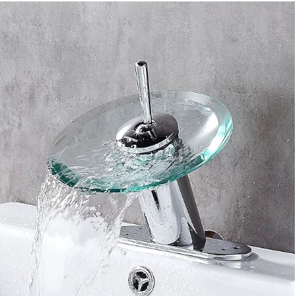 Sink Faucet  One Handle Single Hole Basin Vanity Bathroom Faucet,