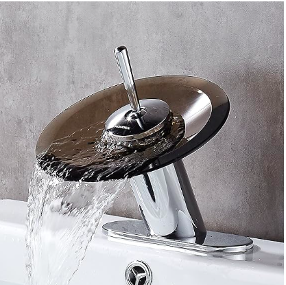 Sink Faucet  One Handle Single Hole Basin Vanity Bathroom Faucet,