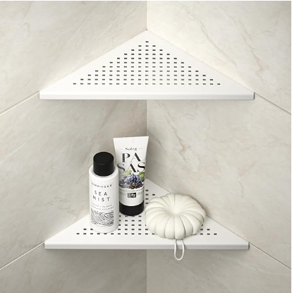 Corner Shower Shelves 10", Brushed